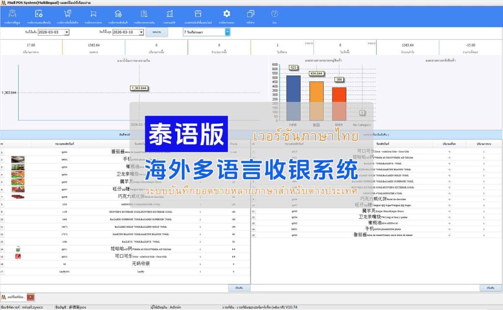 秘奥海外华人多语言收银系统:泰国零售业的智能管理+多语言适配解决方案 秘奥海外华人多语言收银系统:泰国零售业的智能管理+多语言适配解决方案