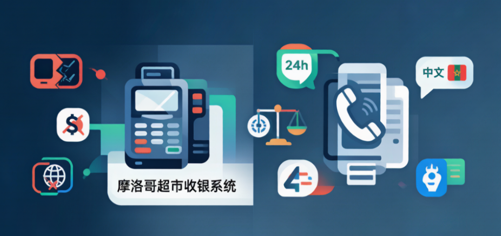 摩洛哥开超市用什么收银软件?2026海外POS系统评测与避坑指南 摩洛哥开超市用什么收银软件?2026海外POS系统评测与避坑指南