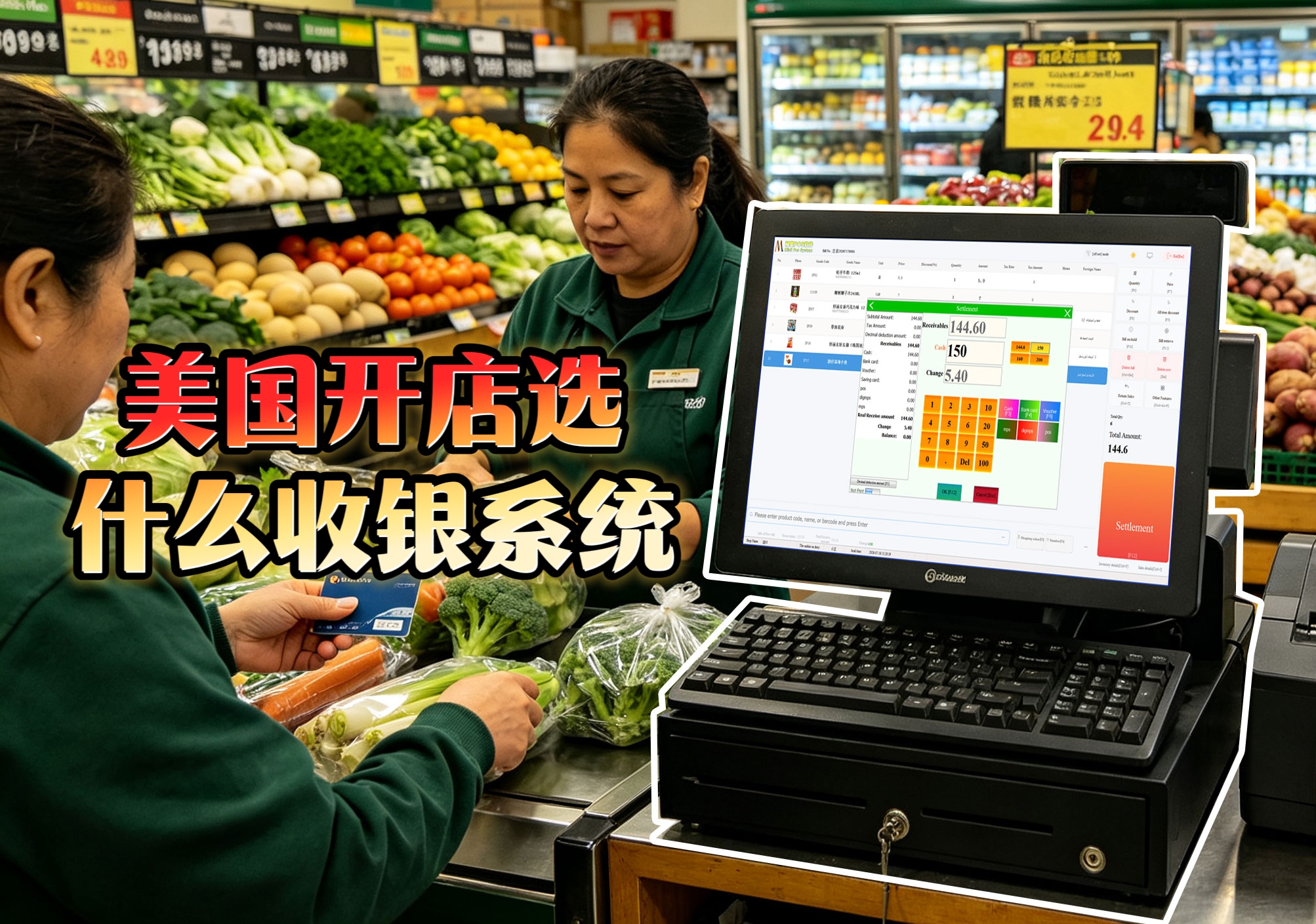 美国开店选什么收银系统？专属英语收银软件适配本地经营规范