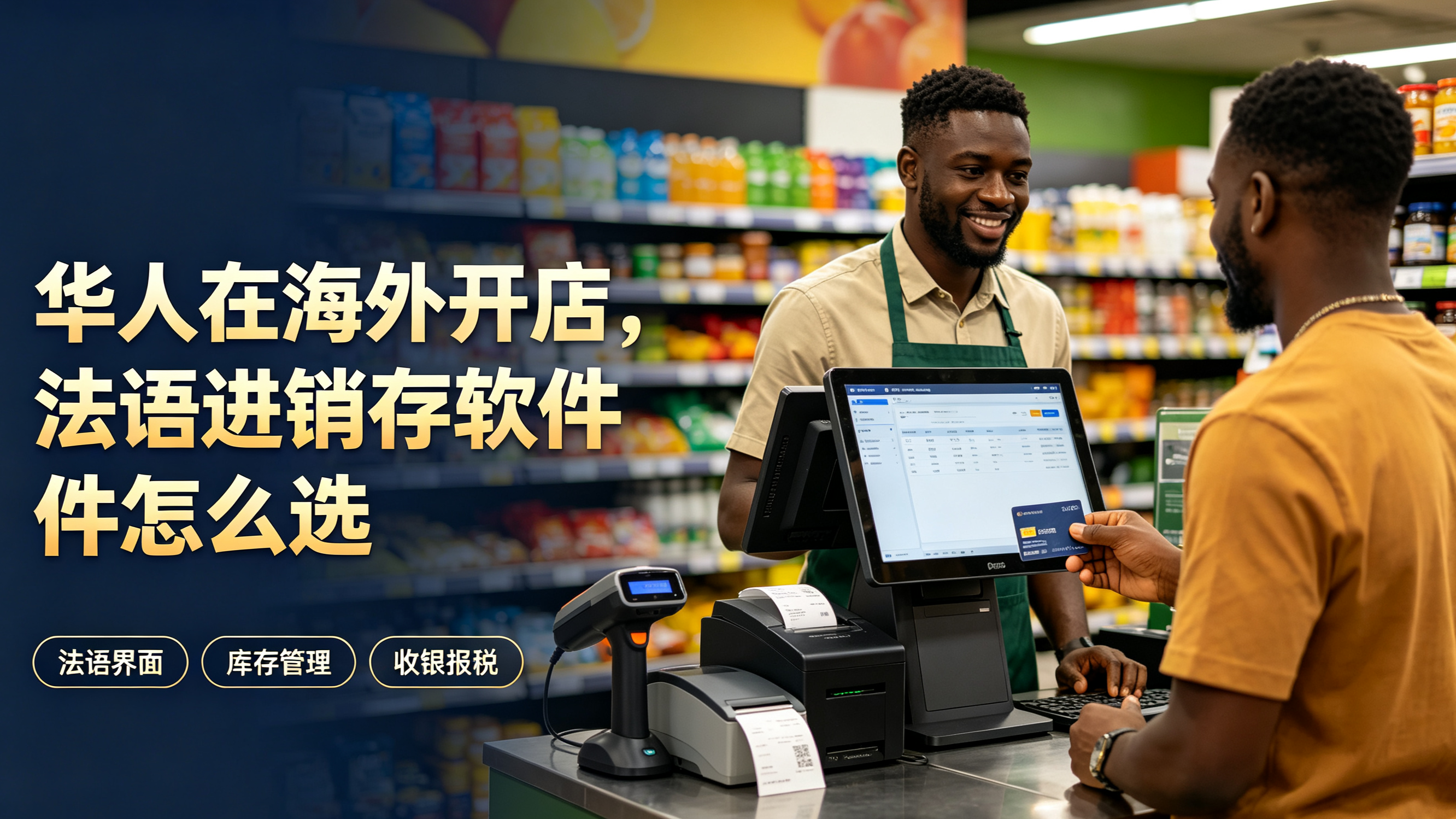法语区海外商户如何选型收银进销存系统